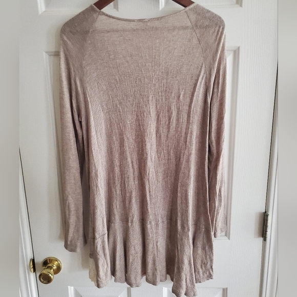 Andree by Unit blouse lace skirted long sleeve pullover Sz Medium - Picture 2 of 4